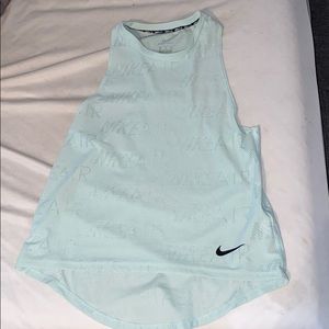 Aqua Nike Workout Tank